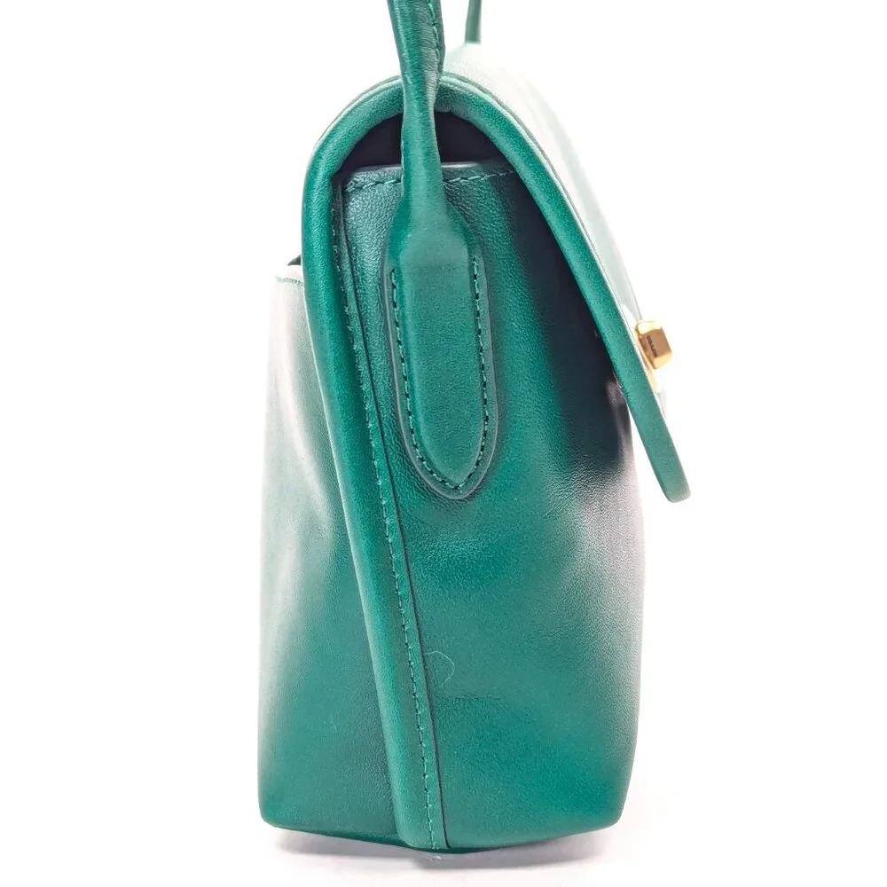 COACH Limited Edition Archive Turnlock Pouch Crossbody Shoulder Bag - Green - Picture 5 of 15